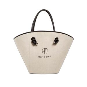 Anine Bing Large Taylin Linen Tote